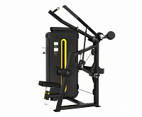 Верхняя тяга Svensson Industrial H3035 Matte black: профессиональный тренажер для спины и рук, стек 110 кг