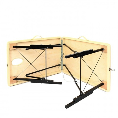 Складной деревянный массажный стол с изменением высоты Гелиокс 190х70см (WhN190) фото 3